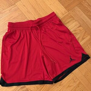 Jordan Nike  Red Sports Shorts